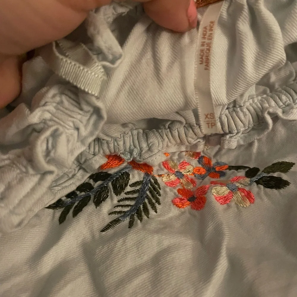 Free people fleur du jour embroidered dress sz xs - Picture 11 of 11